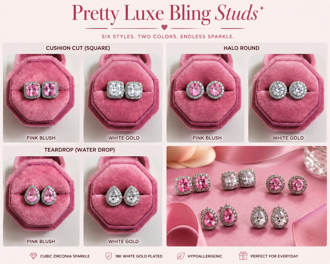 Pretty Luxe earrings